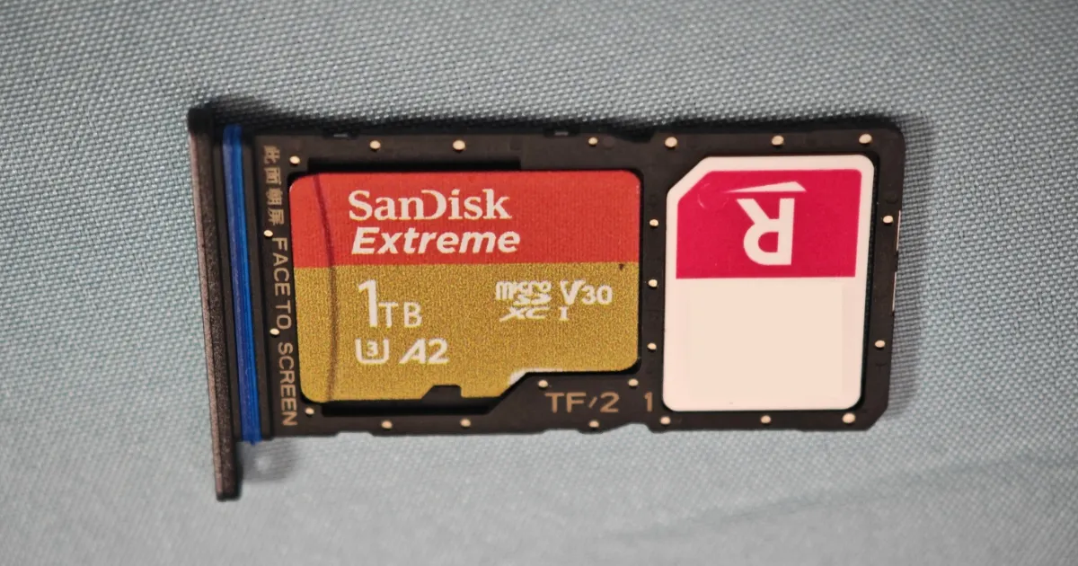 ハイレゾ音源や漫画の保存に活躍する1TBの大容量microSDカード